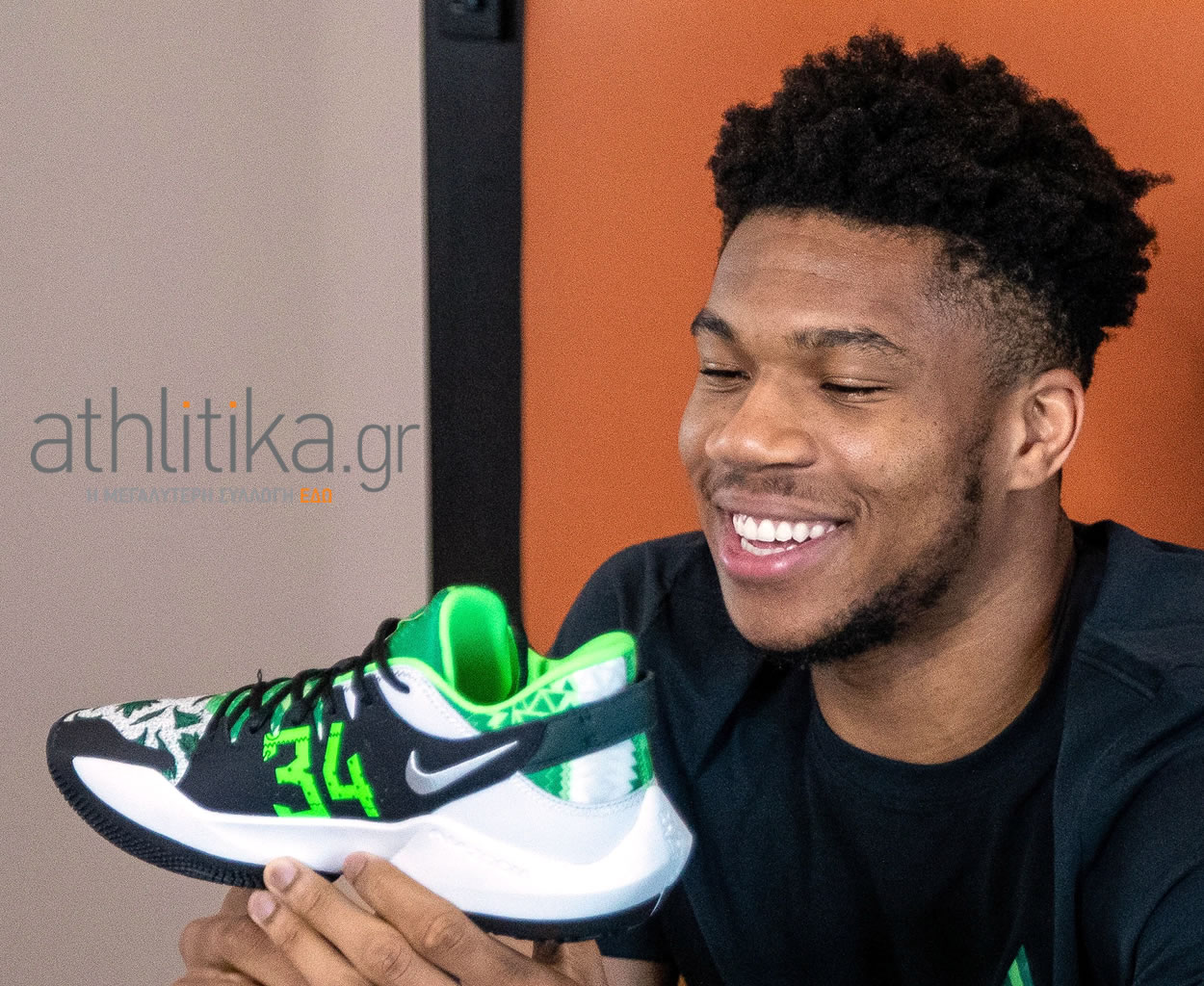 Syllektika A8lhtika Papoytsia Eftase To Neo Nike Toy Giannh Antetokoynmpo
