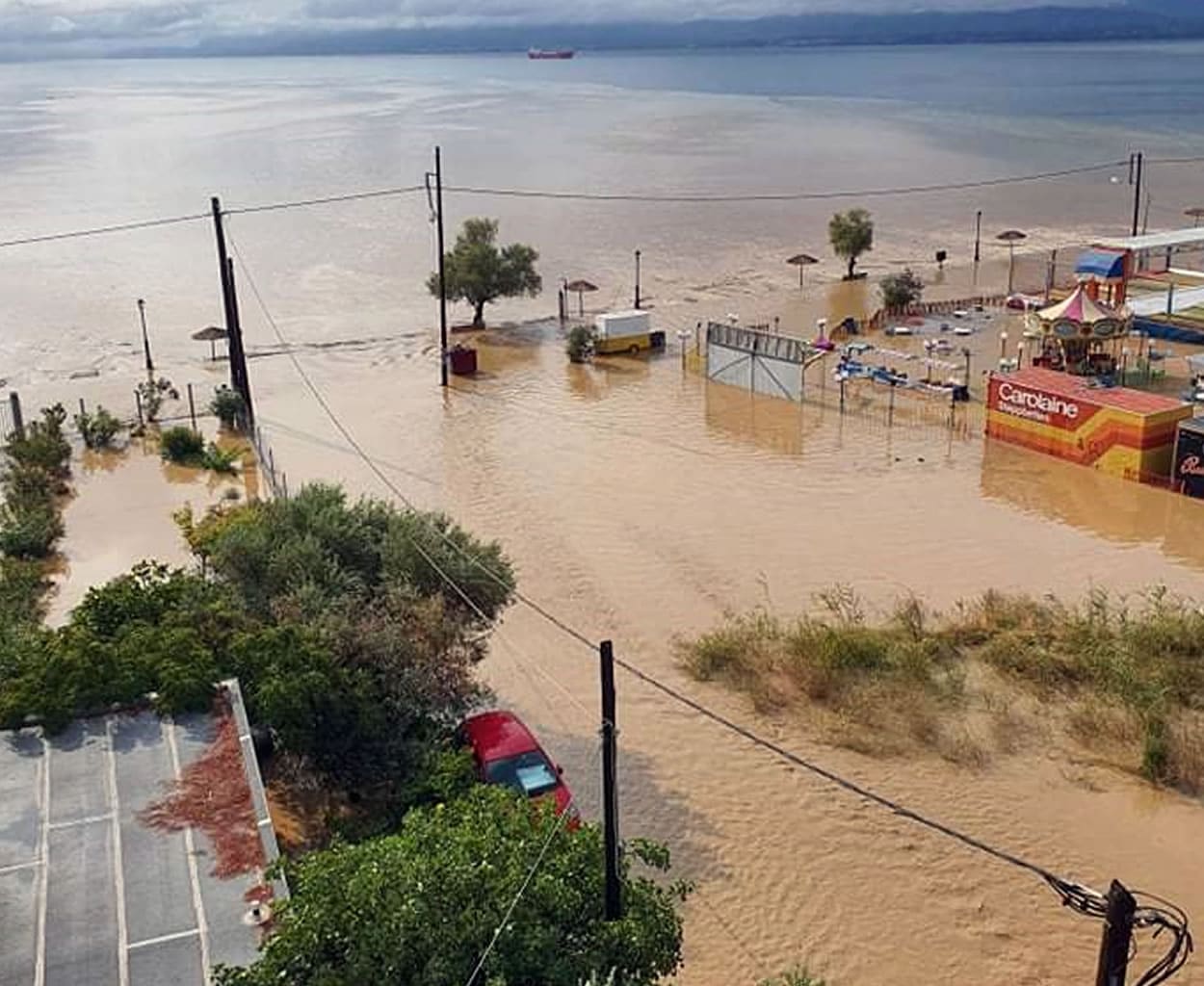 Viral VIDEO Βιβλικη ΚΑΤΑΣΤΡΟΦΗ στην ΕΥΒΟΙΑ Ισοπέδωση σε ΜΠΟΥΡΤΖΙ ...